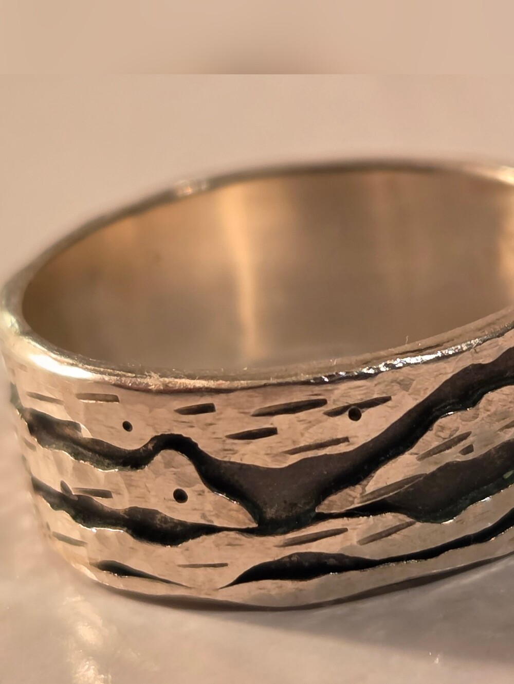 Sterling Silver Size 13 Ring